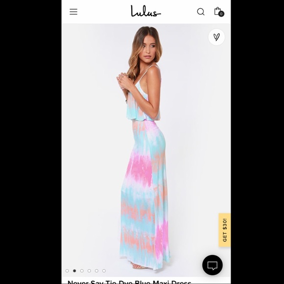 Lulu’s tie-dye maxi - Picture 2 of 5